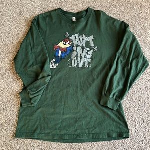 Men’s Rotting Out Band Long Sleeve Tee Forest Green